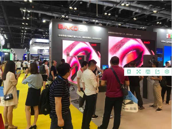 人气爆棚 | InfoComm China展，巴科小间距产品引领行业新潮流